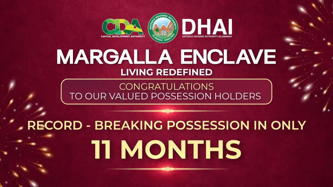 First possession ceremony at DHA Margalla Enclave, 2026